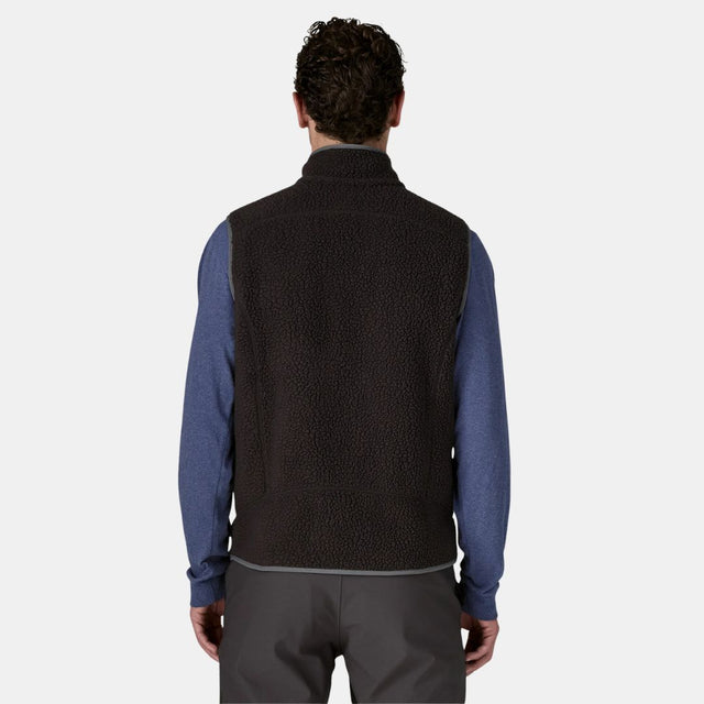 Patagonia Men's Retro Pile Vest Black w/Forge Grey