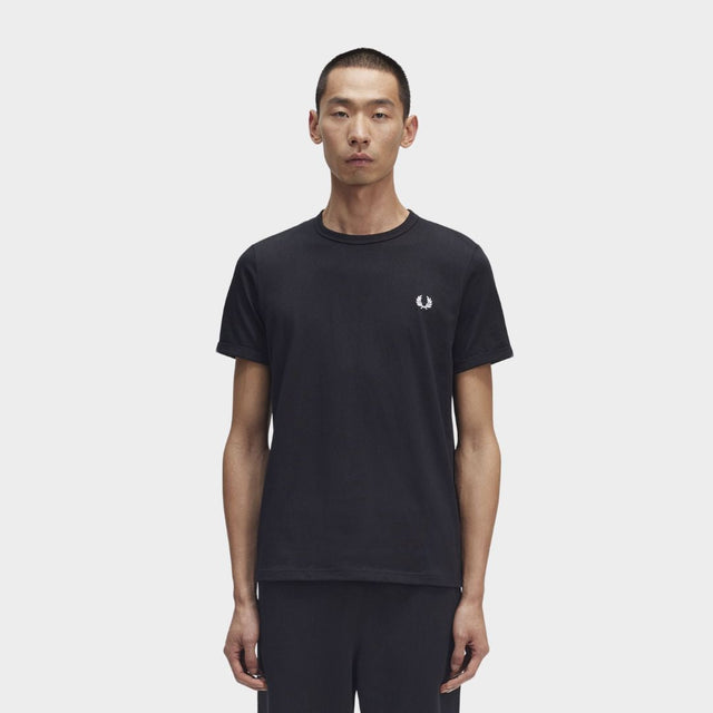 Fred Perry T-Shirt Ringer Black