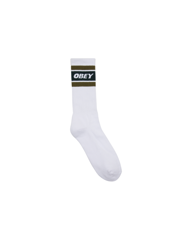 Obey Cooper Ii Socks White Rosin