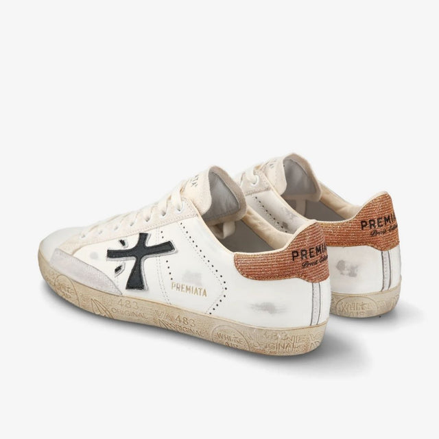 Premiata Stevend 6664 White Black Gold