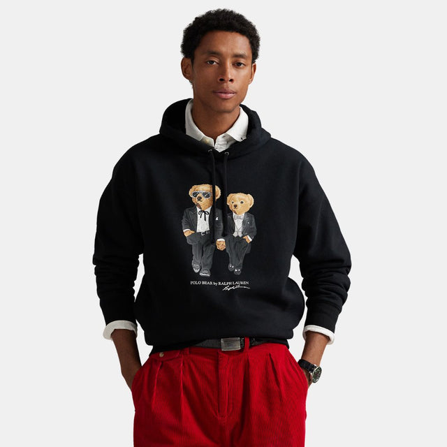 Polo Ralph Lauren The Ralph & Ricky Tuxedo Bear Hoodie Black