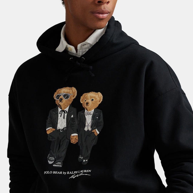 Polo Ralph Lauren The Ralph & Ricky Tuxedo Bear Hoodie Black