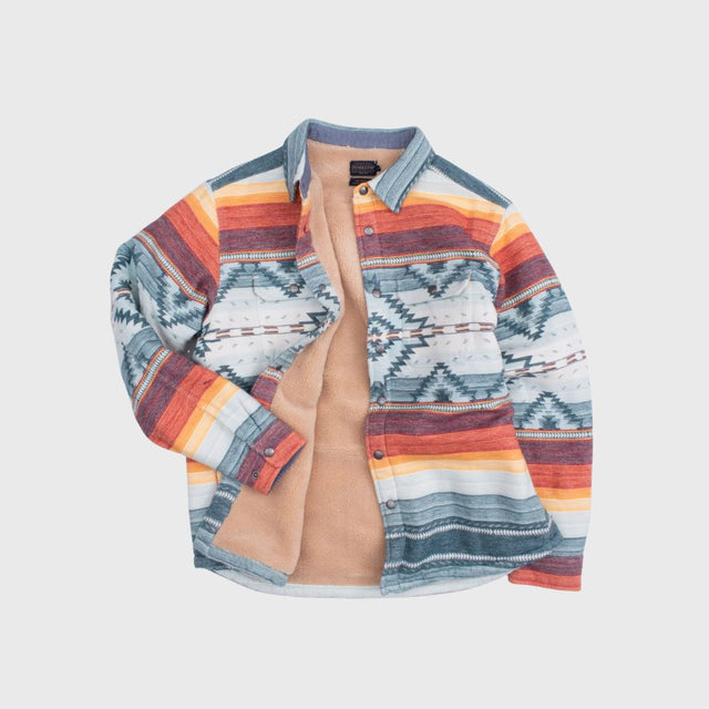 Pendleton Bay City Lined Overshirt Saltillo Stripe