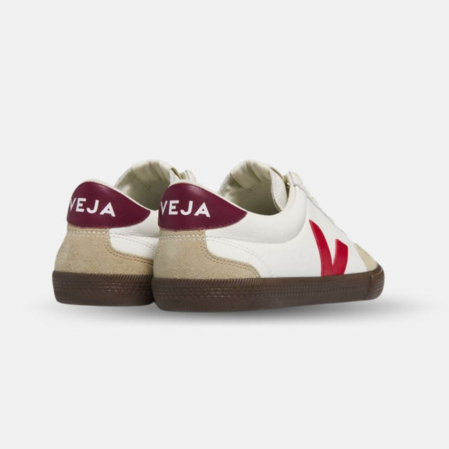 Veja Women's Volley Leather White Pekin Bark
