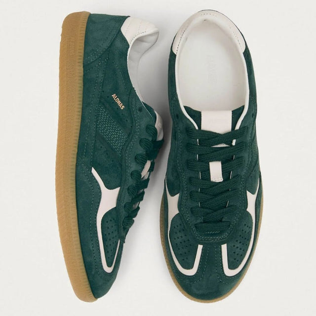 Alohas 490 Rife Forest Green Leather Sneakers