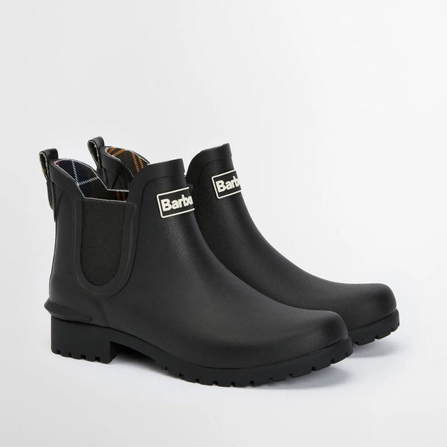 Barbour Wilton Wellingtons Chelsea Black