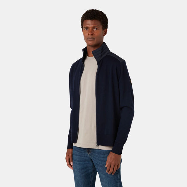 Belstaff Kelbrook Zip Cardigan Dark Ink