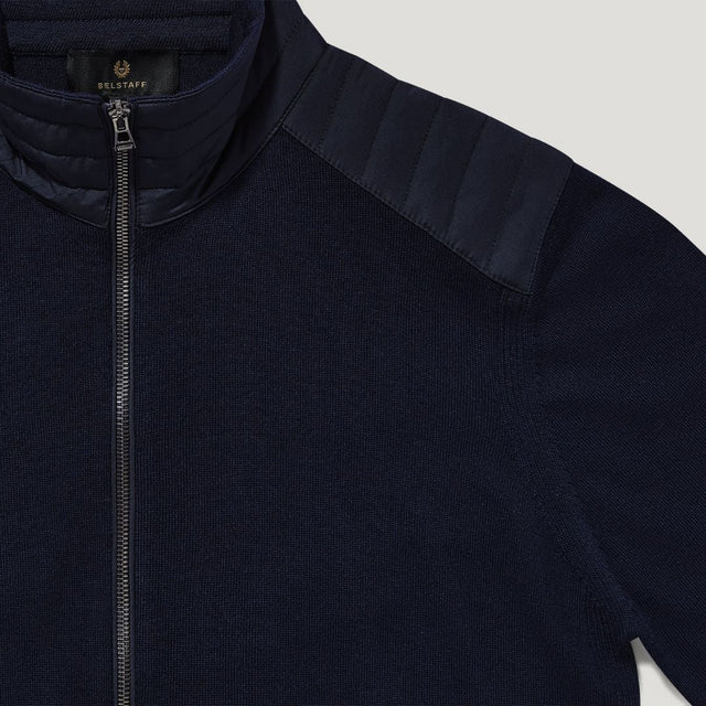 Belstaff Kelbrook Zip Cardigan Dark Ink