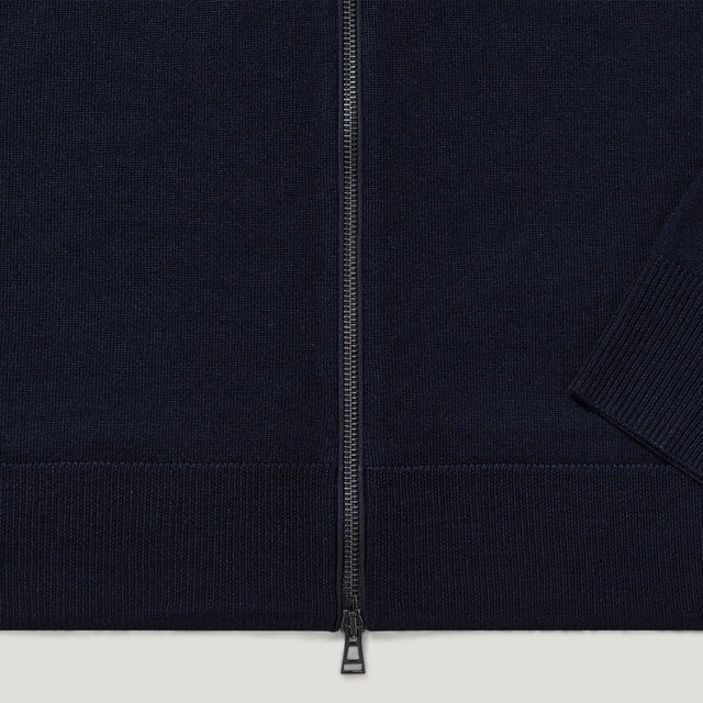 Belstaff Kelbrook Zip Cardigan Dark Ink