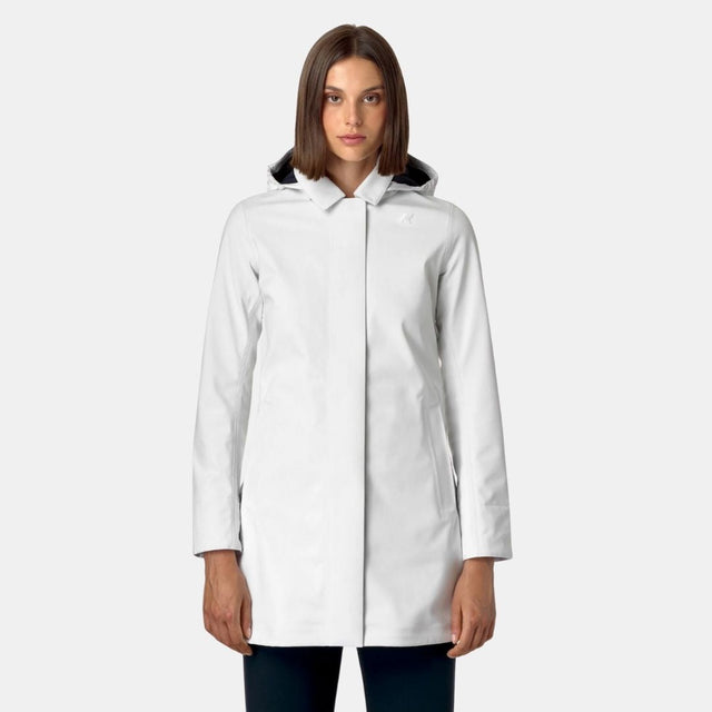 K-Way Mathy Bonded White Gardenia & Blue Depth