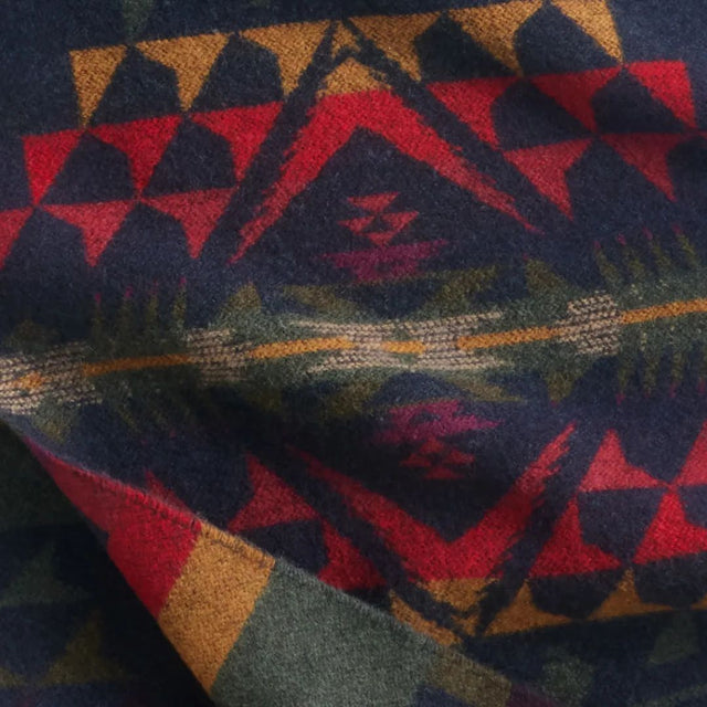 Pendleton Jacquard Scarf Autumn Birch Navy