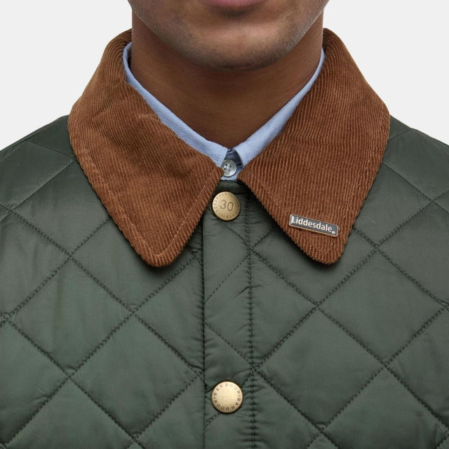 Barbour 30th Anniversary Liddeslade Quilted Jacket Olive