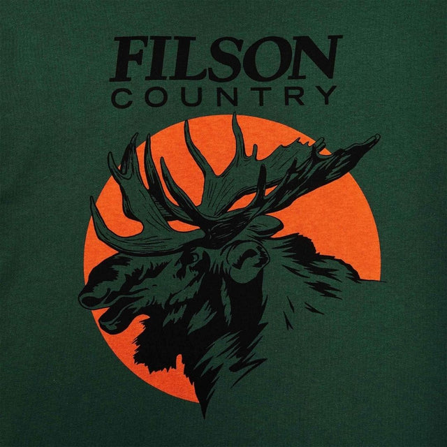 Filson S-S Pioneer Graphic T-Shirt Green Mose
