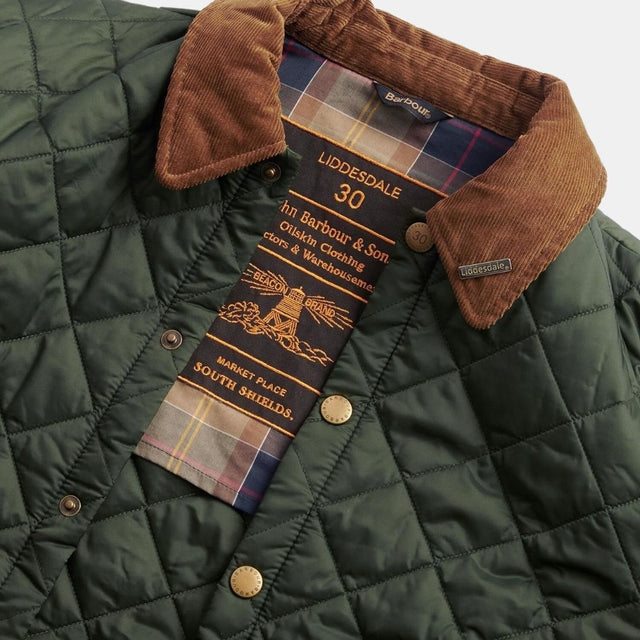 Barbour 30th Anniversary Liddeslade Quilted Jacket Olive