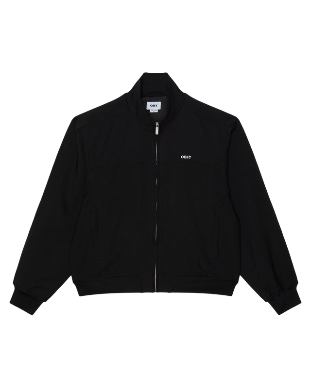 Obey Tailored Track Jacket Black