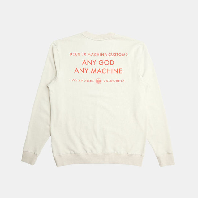 Deus Ex Machina Tenor Crew Dirty White