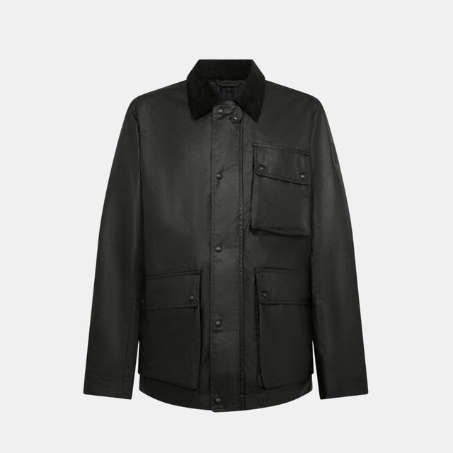 Belstaff Incline Jacket Waxed Cotton Black