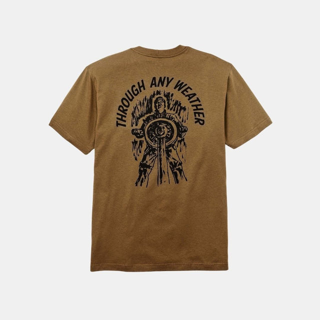 Filson S-S Pioneer Graphic T-Shirt Gold Ochre Captain