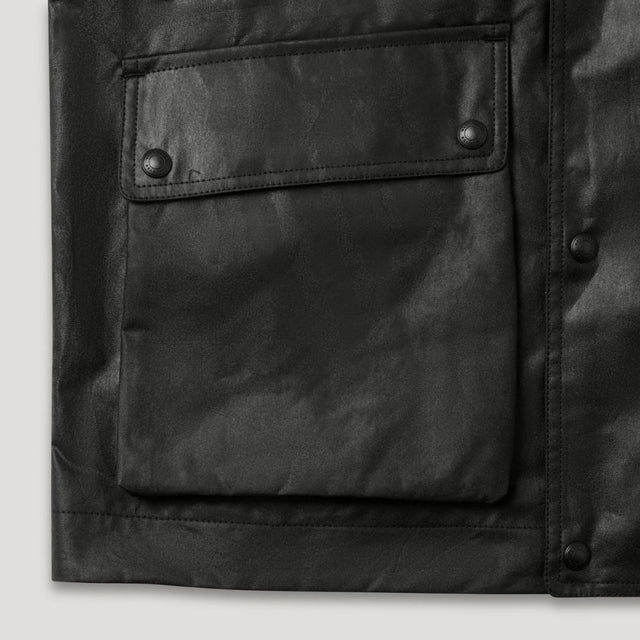 Belstaff Incline Jacket Waxed Cotton Black