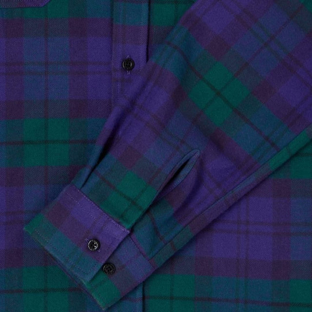 Edwin Millenium Shirt Ls Green Purple