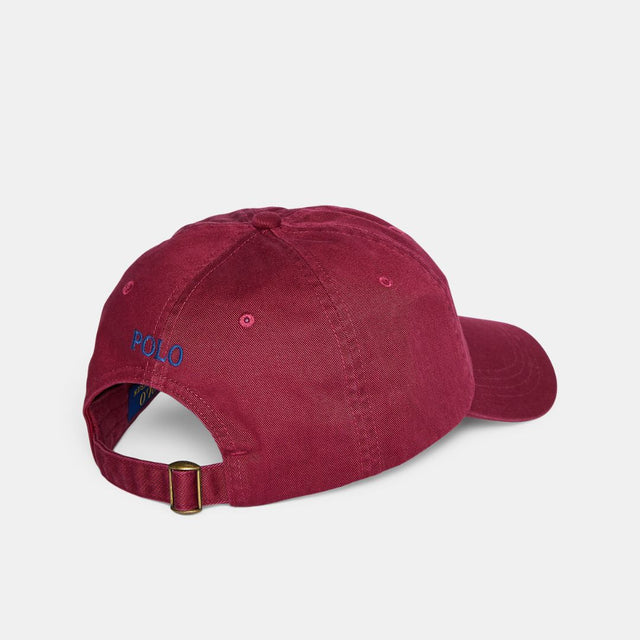 Polo Ralph Lauren Cotton Chino Baseball Cap Classic Wine
