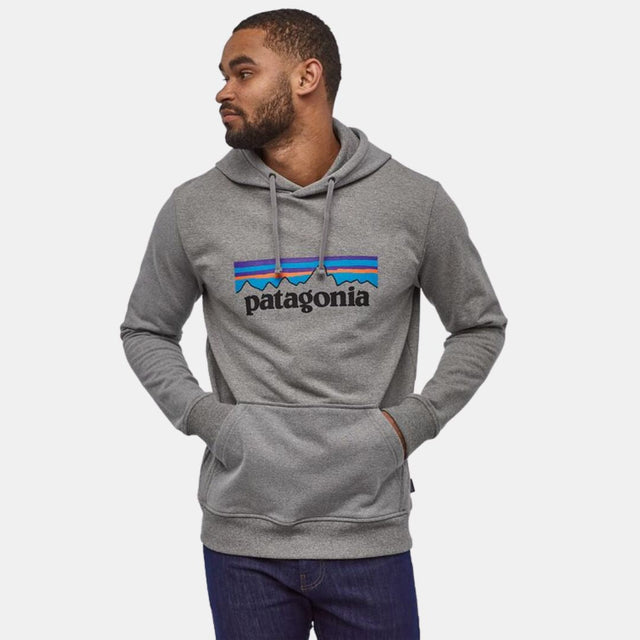Patagonia P-6 Logo Uprisal Hoody Gravel Heather