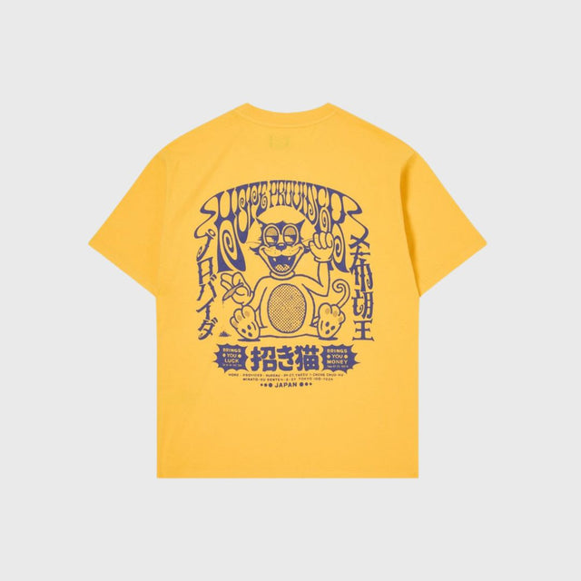 Edwin Hope Provider T-Shirt Lemon Chrome Garment Washed
