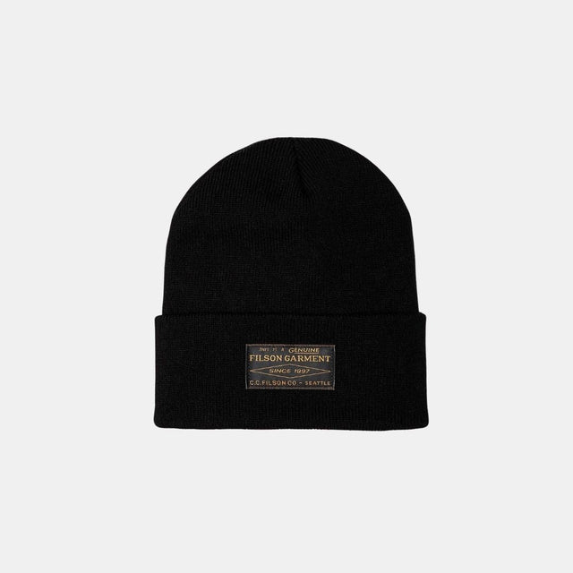 Filson Ballard Watch Cap Black