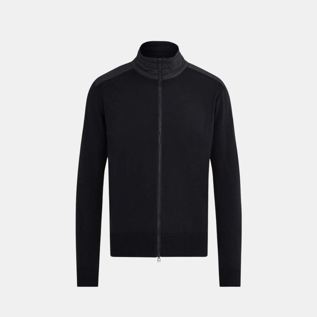 Belstaff Kelbrook Zip Cardigan Black