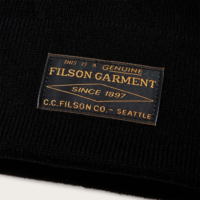 Filson Ballard Watch Cap Black
