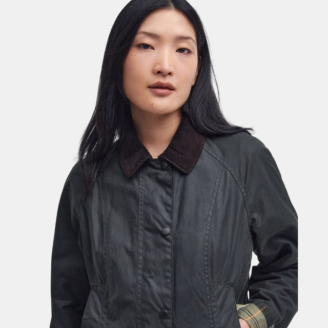 Barbour Beadnell Waxed Jacket Sage