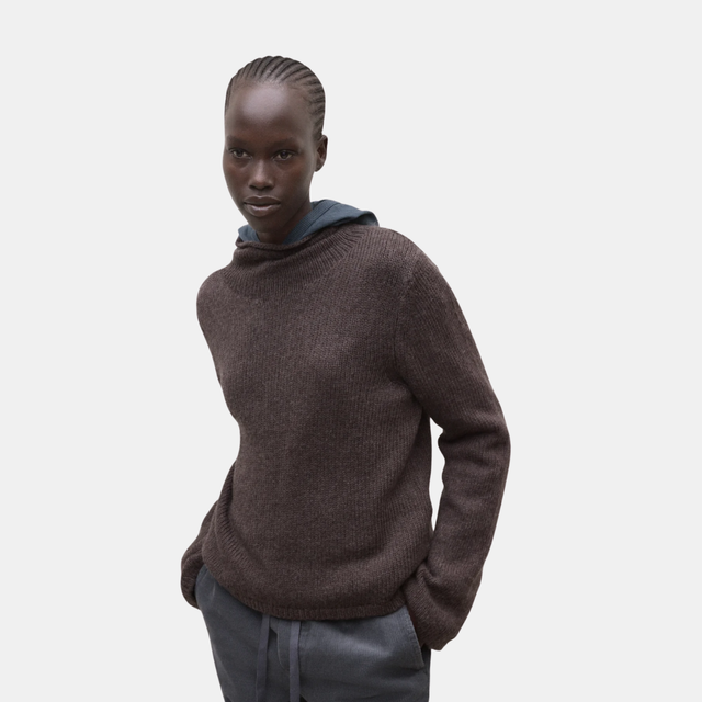 Ecoalf Kira Knit Woman 546 Dark Chocolate