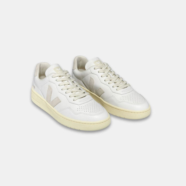 Veja Women's V-90 Leather Extra White Natural
