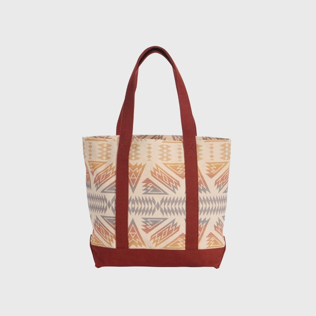 Pendleton Astoria Canvas Tote Bag Ponderosa Brick