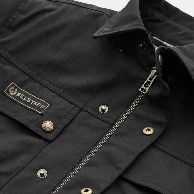 Belstaff Maison Motorcycle Overshirt Jackets Black