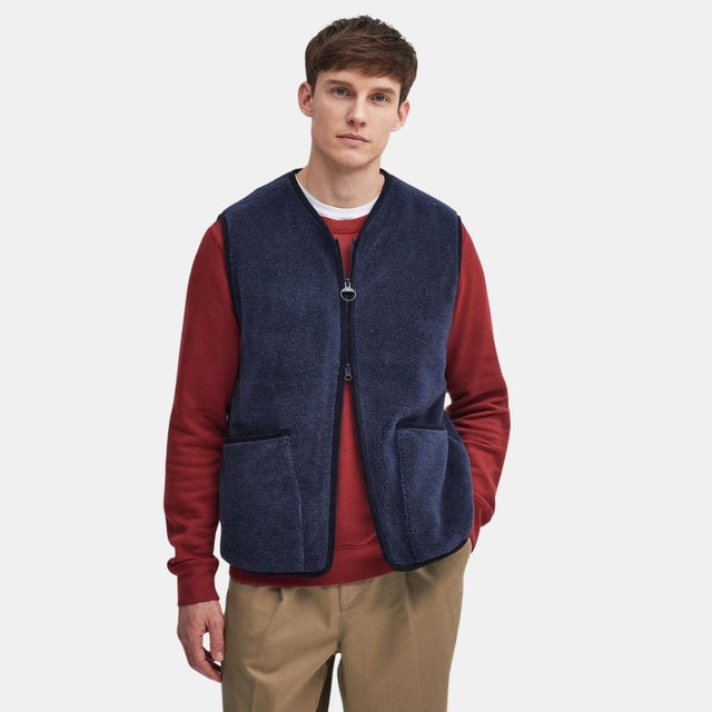 Barbour Liddesdale Fleece Vest Navy