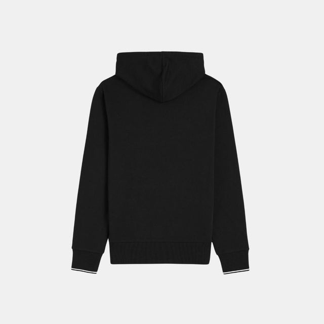 Fred Perry Tipped Hooded Sweatshirt Black