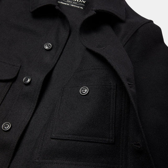 Filson Mackinaw Wool Cruiser Jacket Dark Navy Solid