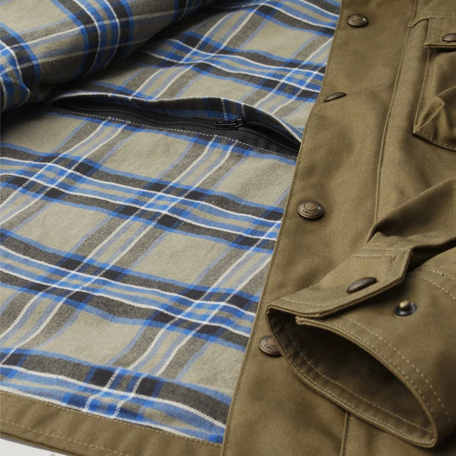 Belstaff Maison Motorcycle Overshirt Jackets Olive