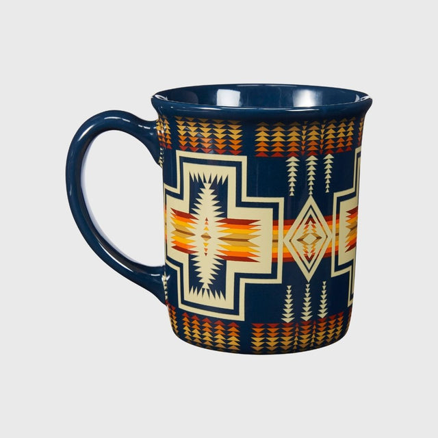 Pendleton 18 Oz Ceramic Mug Harding Navy