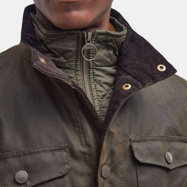 Barbour Ogston Waxed Jacket Olive