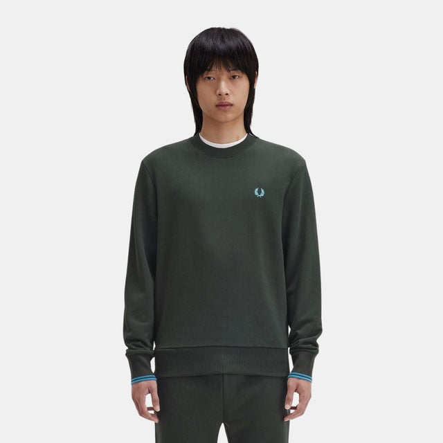 Fred Perry Crew Neck Sweatshirt Nightgreen