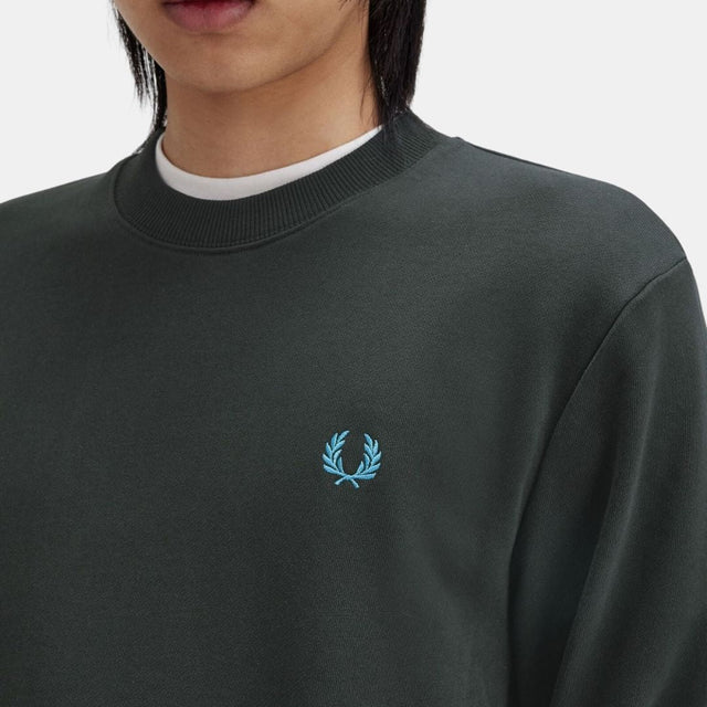 Fred Perry Crew Neck Sweatshirt Nightgreen