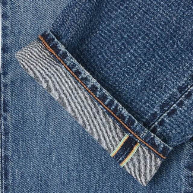 Edwin Slim Tapered Jeans Mid Blue Dark