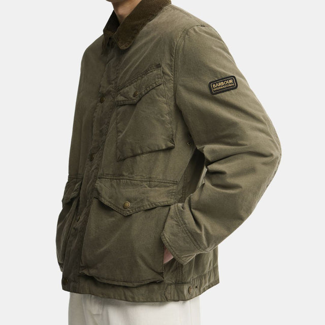 Barbour International Winter Drifter Olive