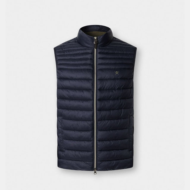 Hackett London Ultra Lw Gilet Midnight Blue