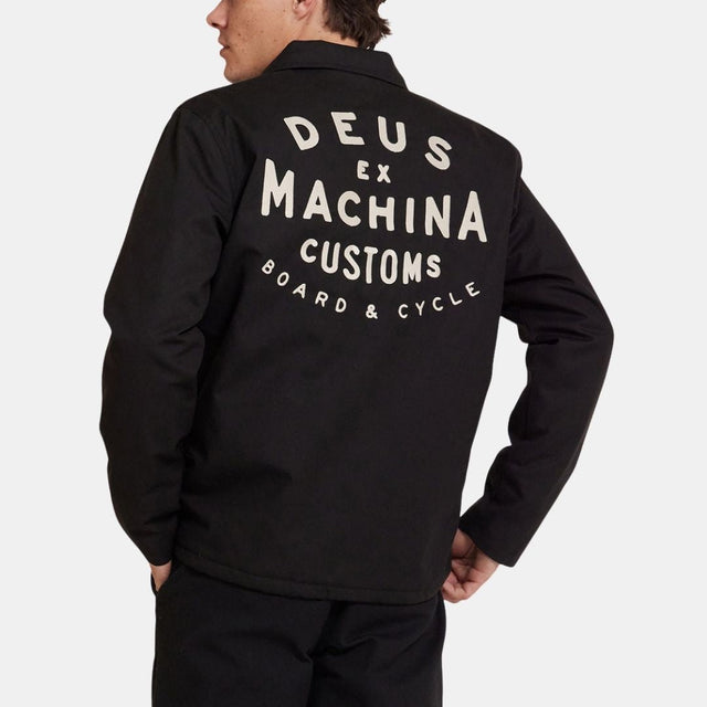 Deus Ex Machina Workshop Coach Jacket Black