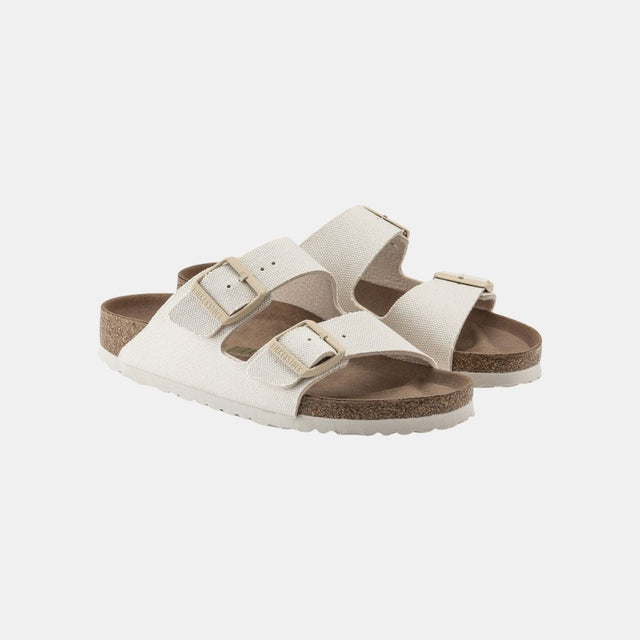 Birkenstock Arizona Vegan Rivet Logo Women's Eggshell