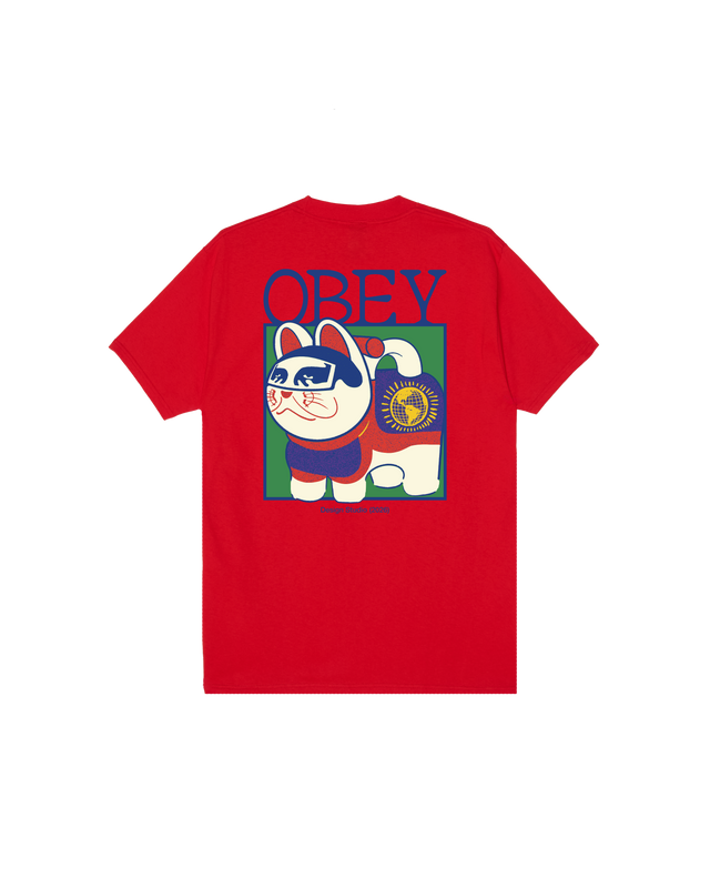 Obey Lucky Cat Red