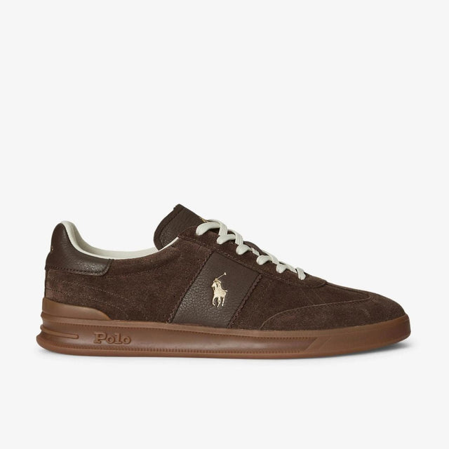 Polo Ralph Lauren Heritage Aera Suede Sneaker Chocolate Brown